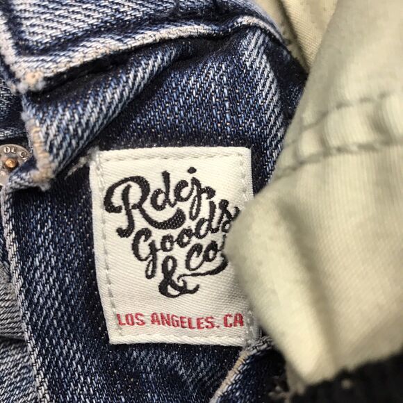 RIVET DE CRU Jayden Jean Men 34x32 Destroyed Distressed Rip Repair Denim Blue - Picture 13 of 16